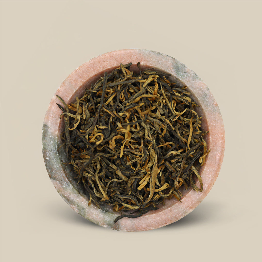Black Monkey loose leaf Chinese black tea, dark full leaf