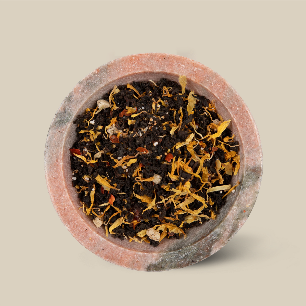 Mexican Mango and Chilli, black tea with dried mango and chilli