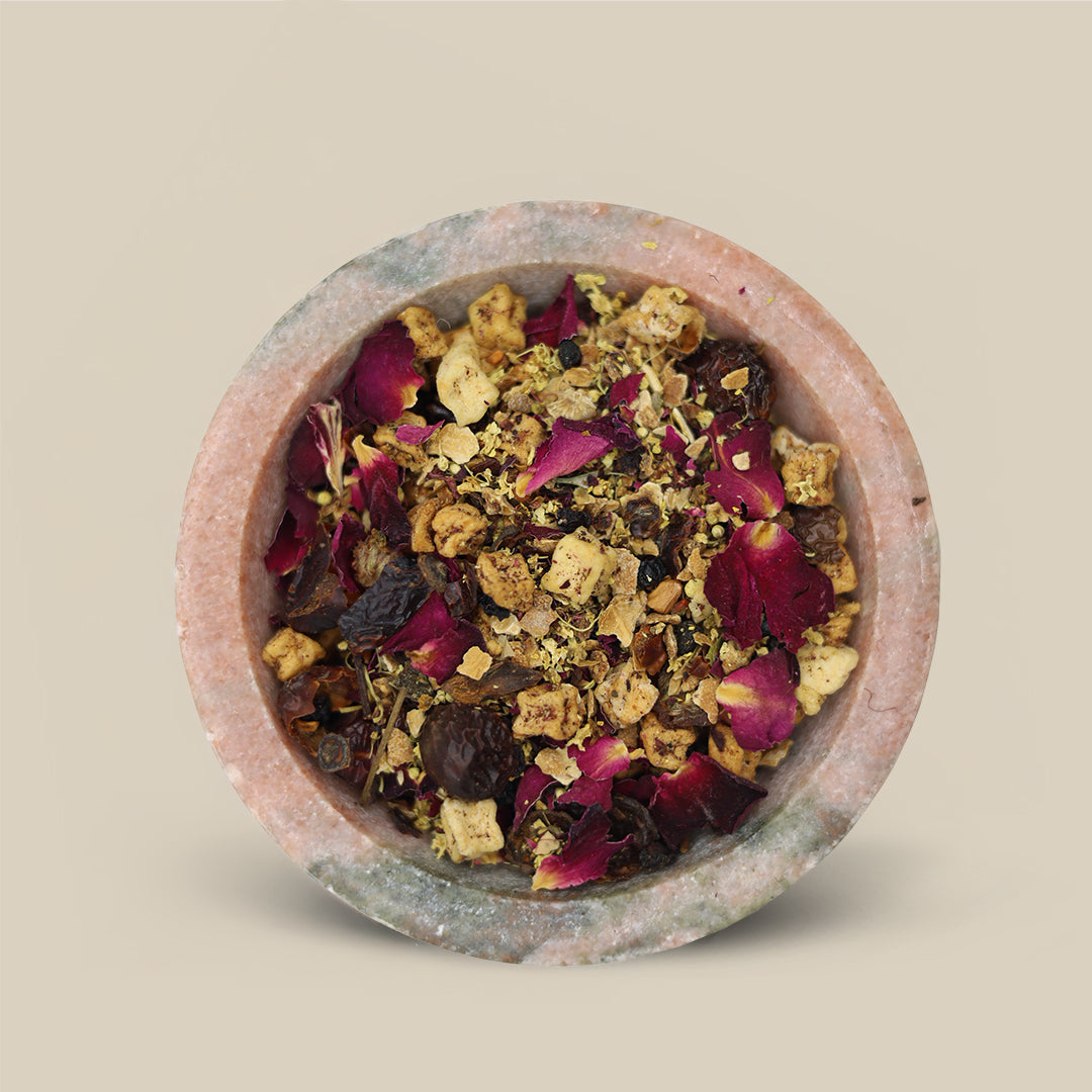 Summer Solstice, a fruity caffeine-free herbal tea