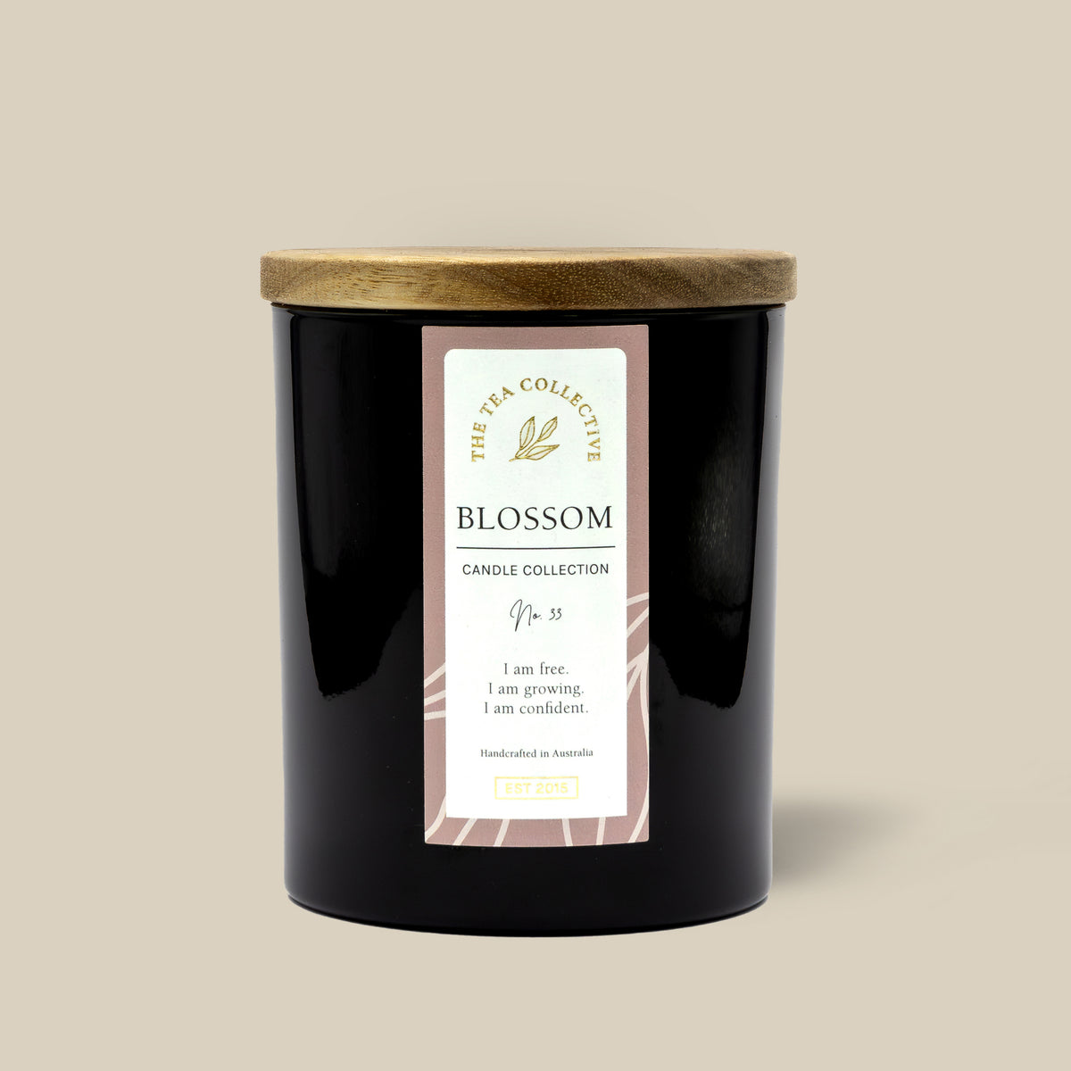 Luxury soy candle No. 33 Blossom, hand poured in Australia