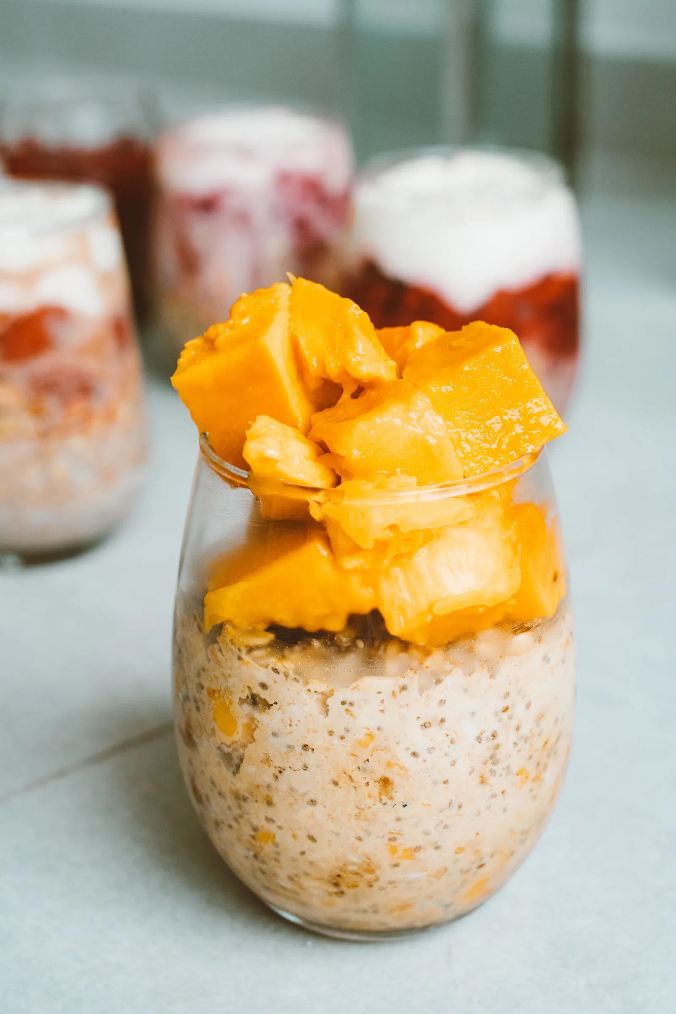 Chocolate Coconut Chai Chia & Mango