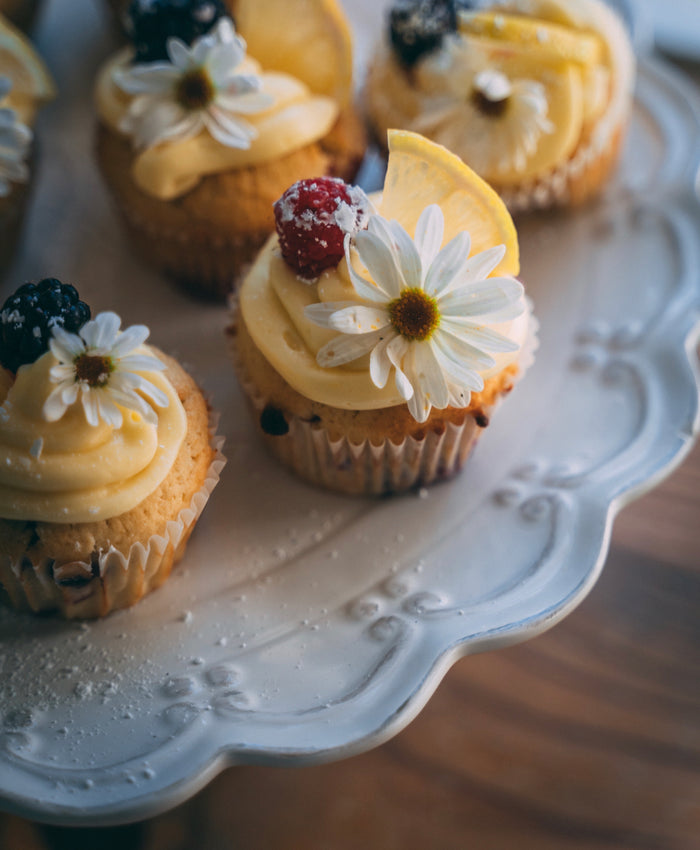 Wild Earl Grey Cupcakes