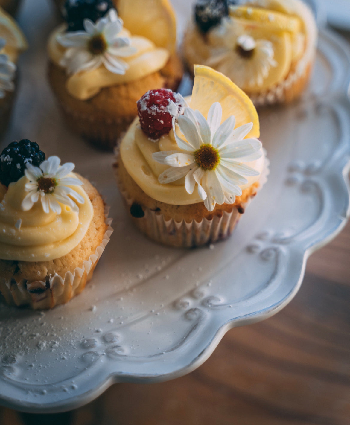 Wild Earl Grey Cupcakes